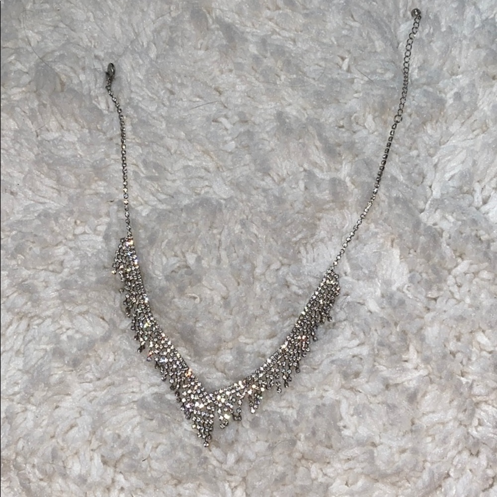 Sparkling Silver Necklace